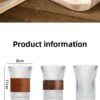 Xiflo glass tumbler waist cup