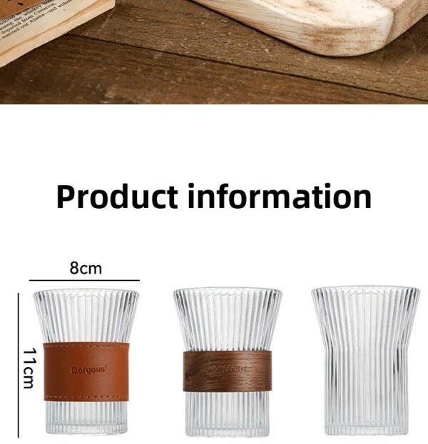 Xiflo glass tumbler waist cup
