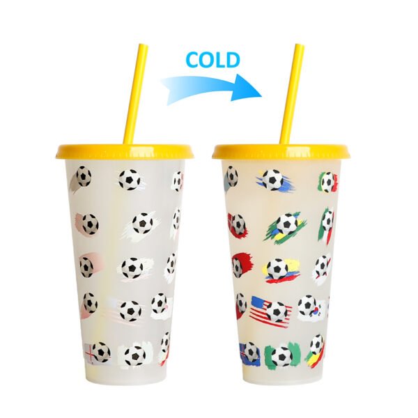 Color changing plastic cup