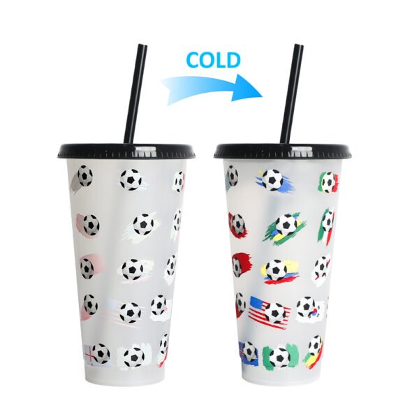 Color changing plastic cup