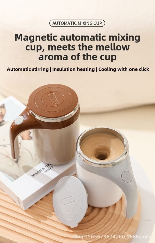 Automatic mixing cup