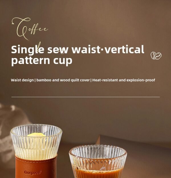 Xiflo glass tumbler waist cup