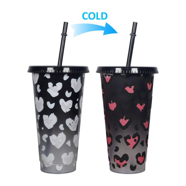 Color changing plastic cup