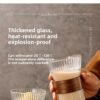 Xiflo glass tumbler waist cup