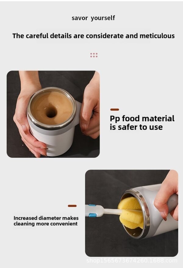 Automatic mixing cup