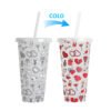 Color changing plastic cup