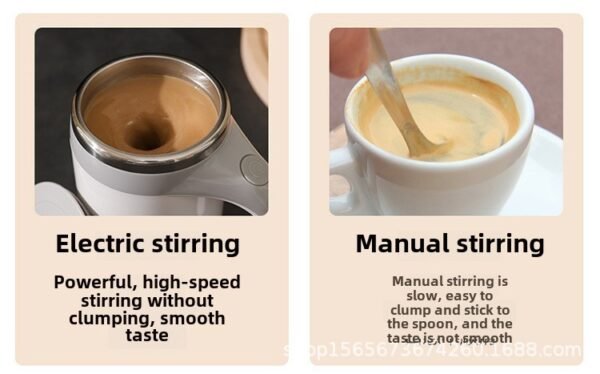 Automatic mixing cup