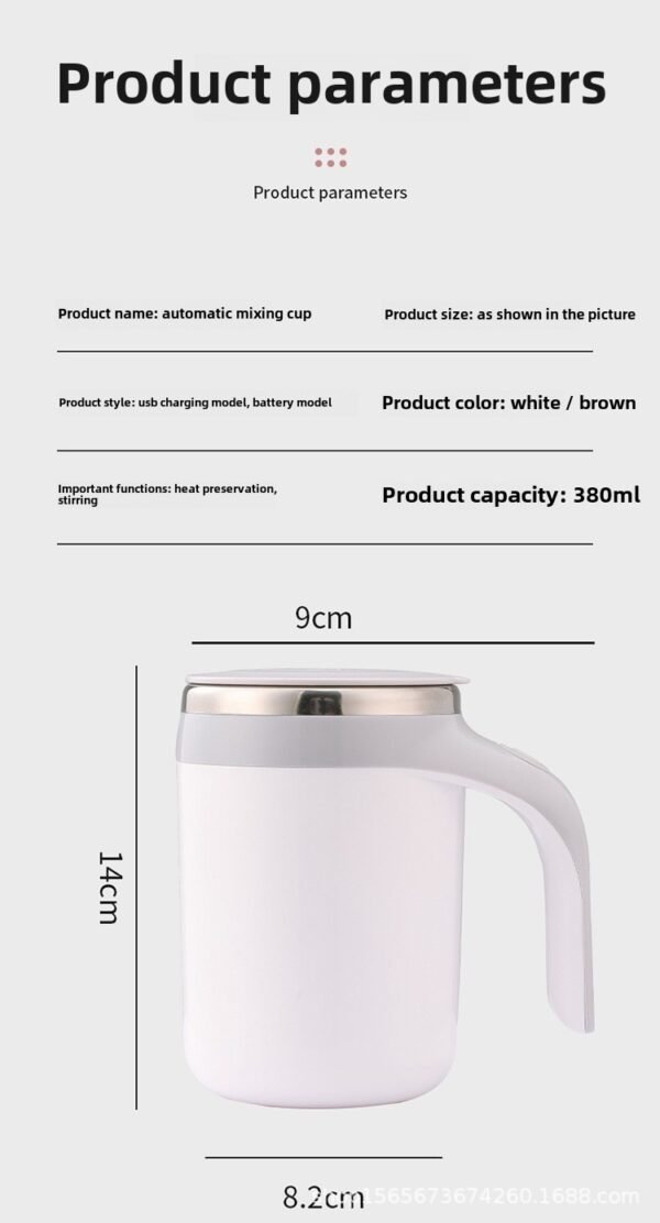 Automatic mixing cup